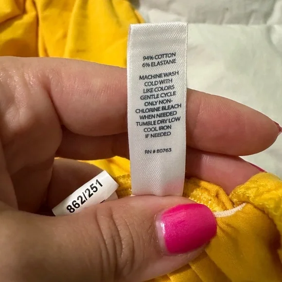 Bra Tops Women’s Mini Ruched Tube Dress Small Yellow Ruffle Stretch Summer Beach - Picture 6 of 6